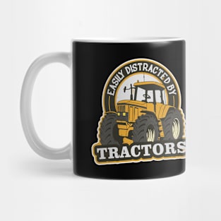 Easily Distracted By Tractors Mug